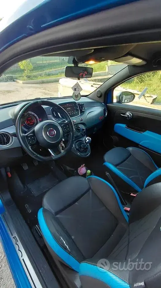 Usata Fiat 500 69 CV (50 kW) 2016 Bluazzurro Berlina