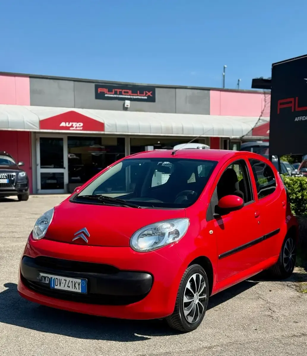 Usata Citroën C1 68 CV (50 kW) 2009 Rosso Utilitaria