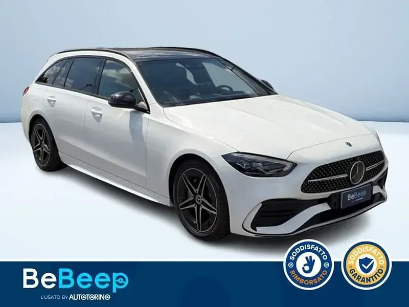 Usata Mercedes C220 Premium Plus 2022 Bianco Station wagon