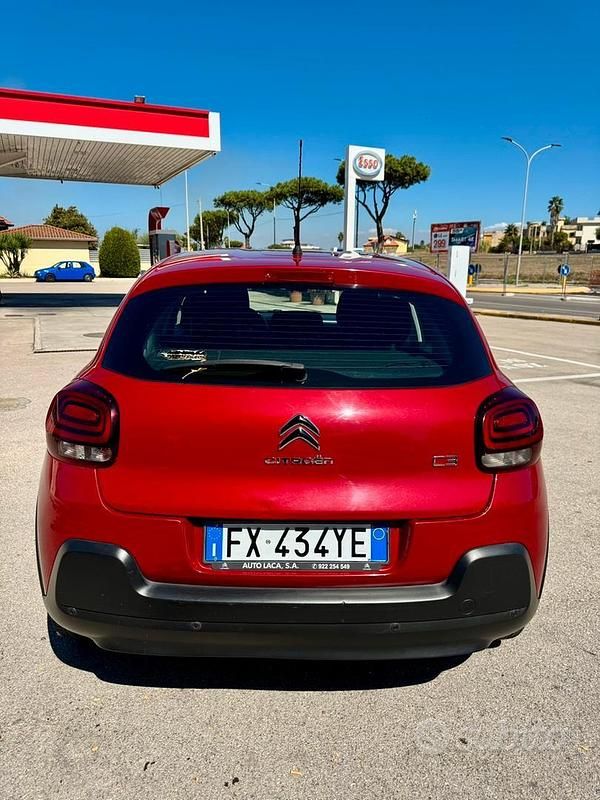 Usata Citroën C3 PureTech 82 CV (60 kW) 2019 Rosso Utilitaria