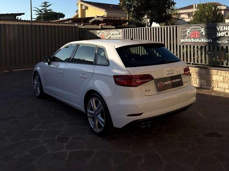 Usata Audi A3 Sport 150 CV (110 kW) 2019 Bianco Berlina