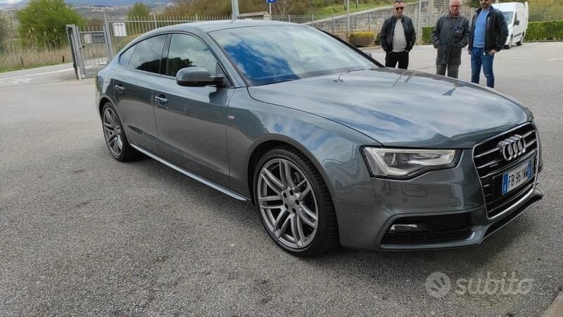 Usata Audi A5 S-Line 190 CV (139 kW) 2015 Grigio Coupé