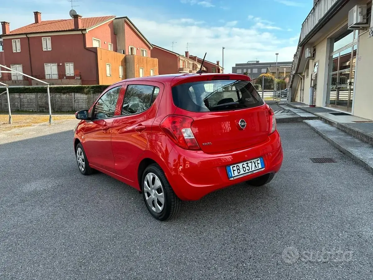 Usata Opel Karl 75 CV (55 kW) 2015 Rosso Utilitaria