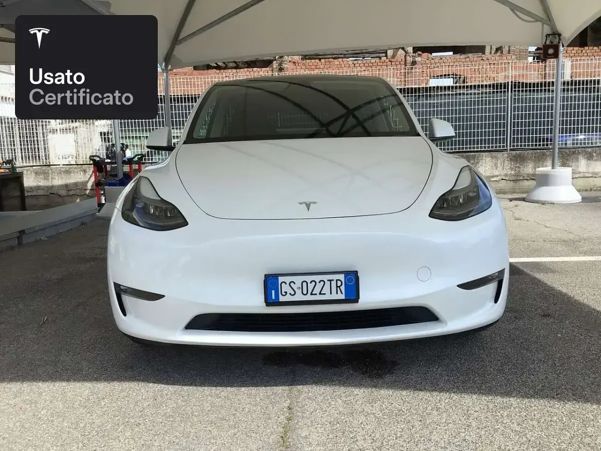 Usata Tesla Model Y Long Range AWD 258 kW (351 CV) 2023 Pearl white multicoat SUV