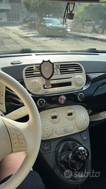 Nero Usata 2012 Fiat 500 Lounge Due volumi | 5300 € (Super prezzo) - Immagine 1/4