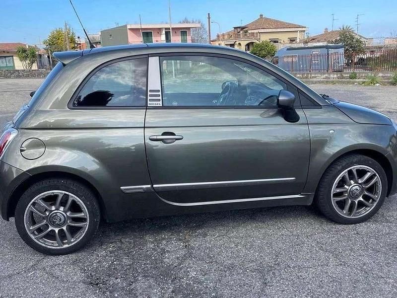 Usata Fiat 500 75 CV (55 kW) 2009 Verde Utilitaria
