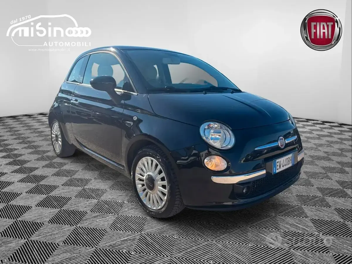 Usata Fiat 500 Lounge 95 CV (69 kW) 2014 Nero Utilitaria