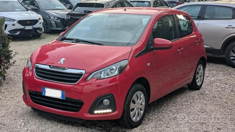 Usata Peugeot 108 69 CV (50 kW) 2018 Rosso Berlina