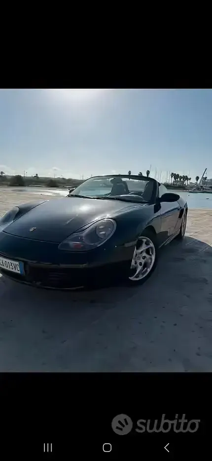 Usata Porsche Boxster 204 CV (150 kW) 1998 Nero Cabrio