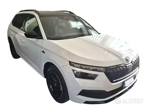 Usata Skoda Kamiq Monte Carlo 90 CV (66 kW) 2021 Bianco SUV