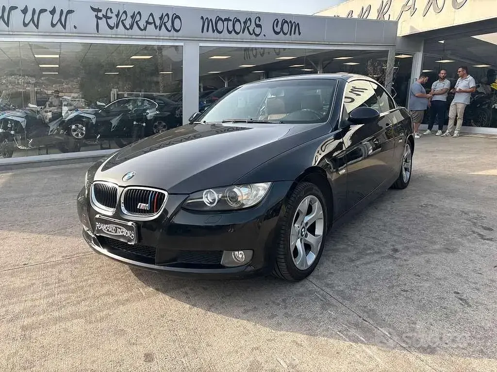 Usata BMW 320 Cabriolet 177 CV (130 kW) 2008 Nero Cabrio