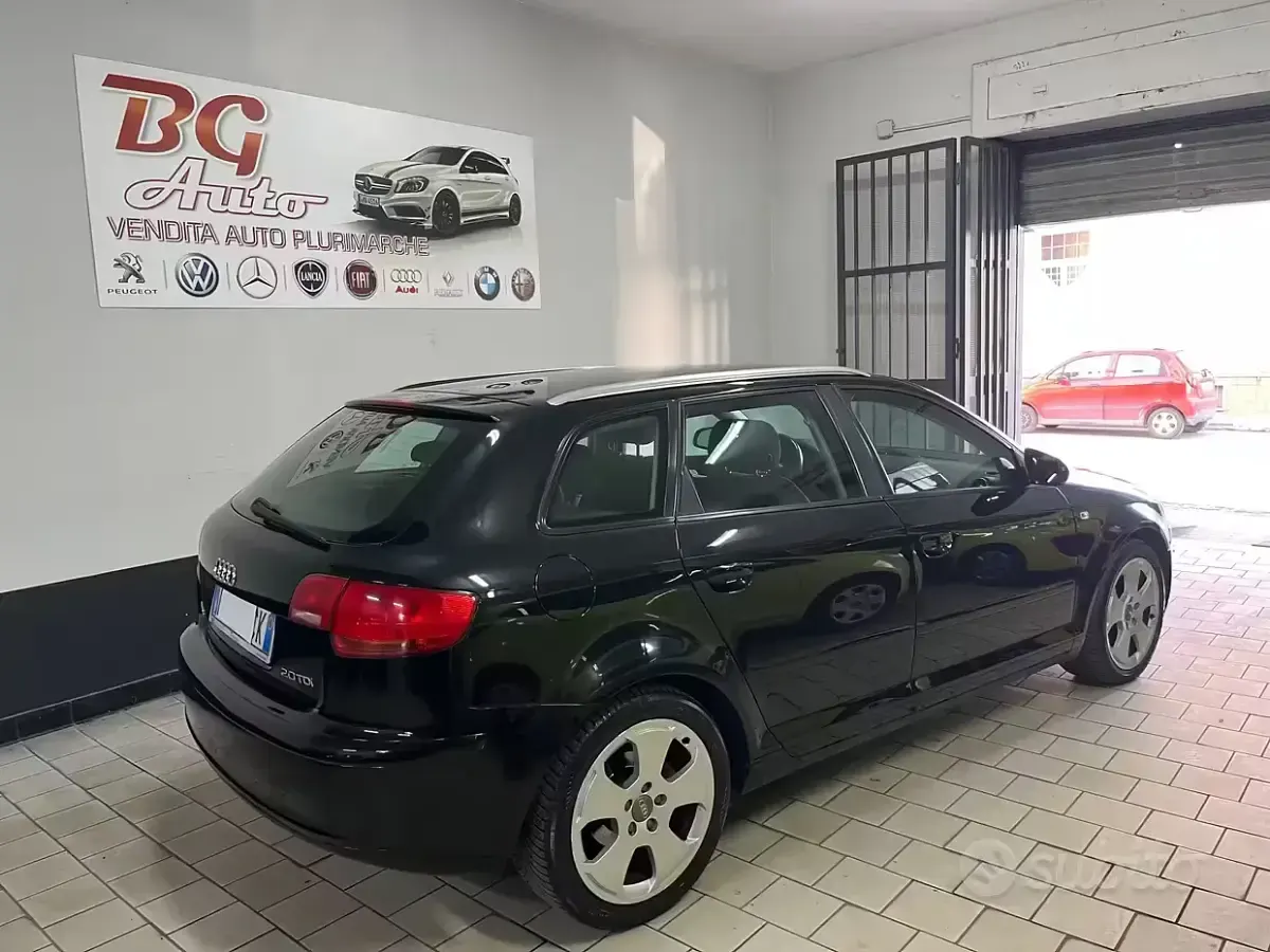 Usata Audi A3 Ambition 140 CV (102 kW) 2007 Nero Utilitaria