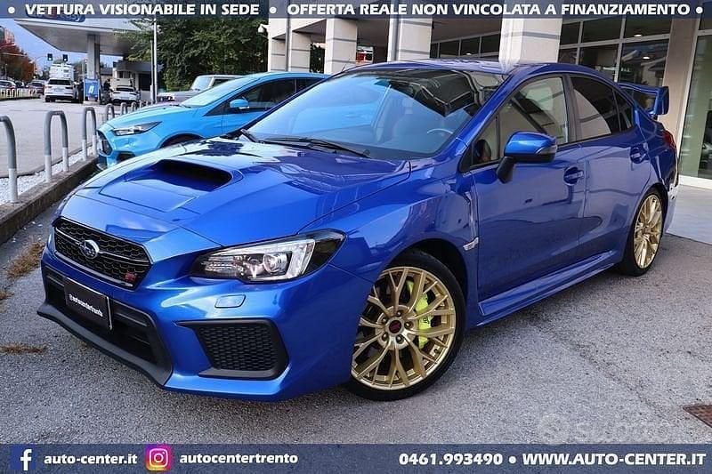 Usata Subaru WRX STI 300 CV (220 kW) 2018 Blu Berlina