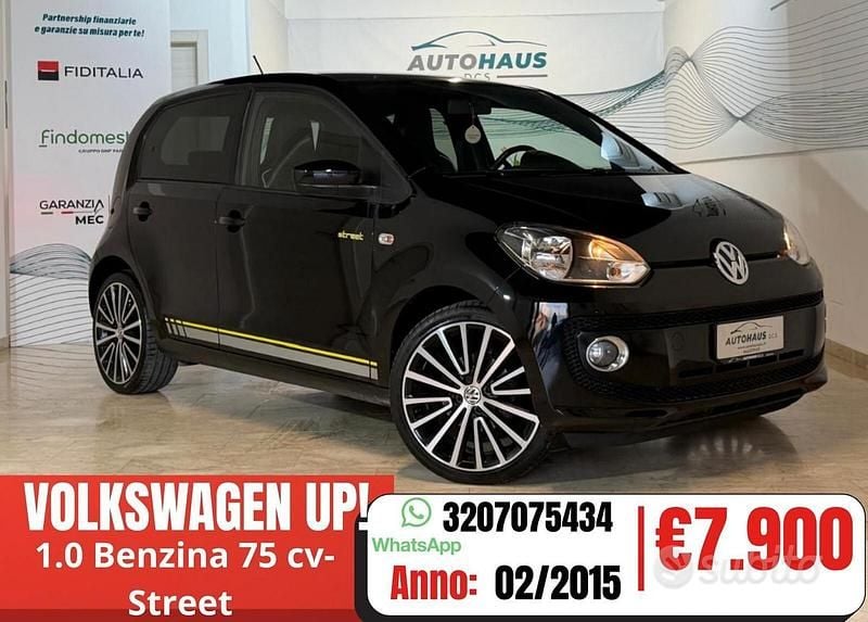 Usata VW up! 74 CV (54 kW) 2015 Nero Utilitaria