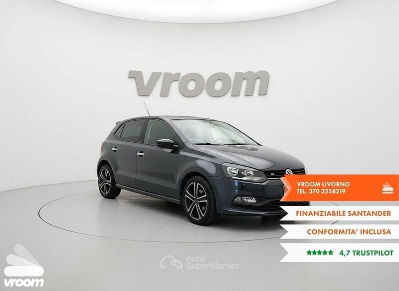 Usata VW Polo R 85 CV (62 kW) 2016 Nero Utilitaria