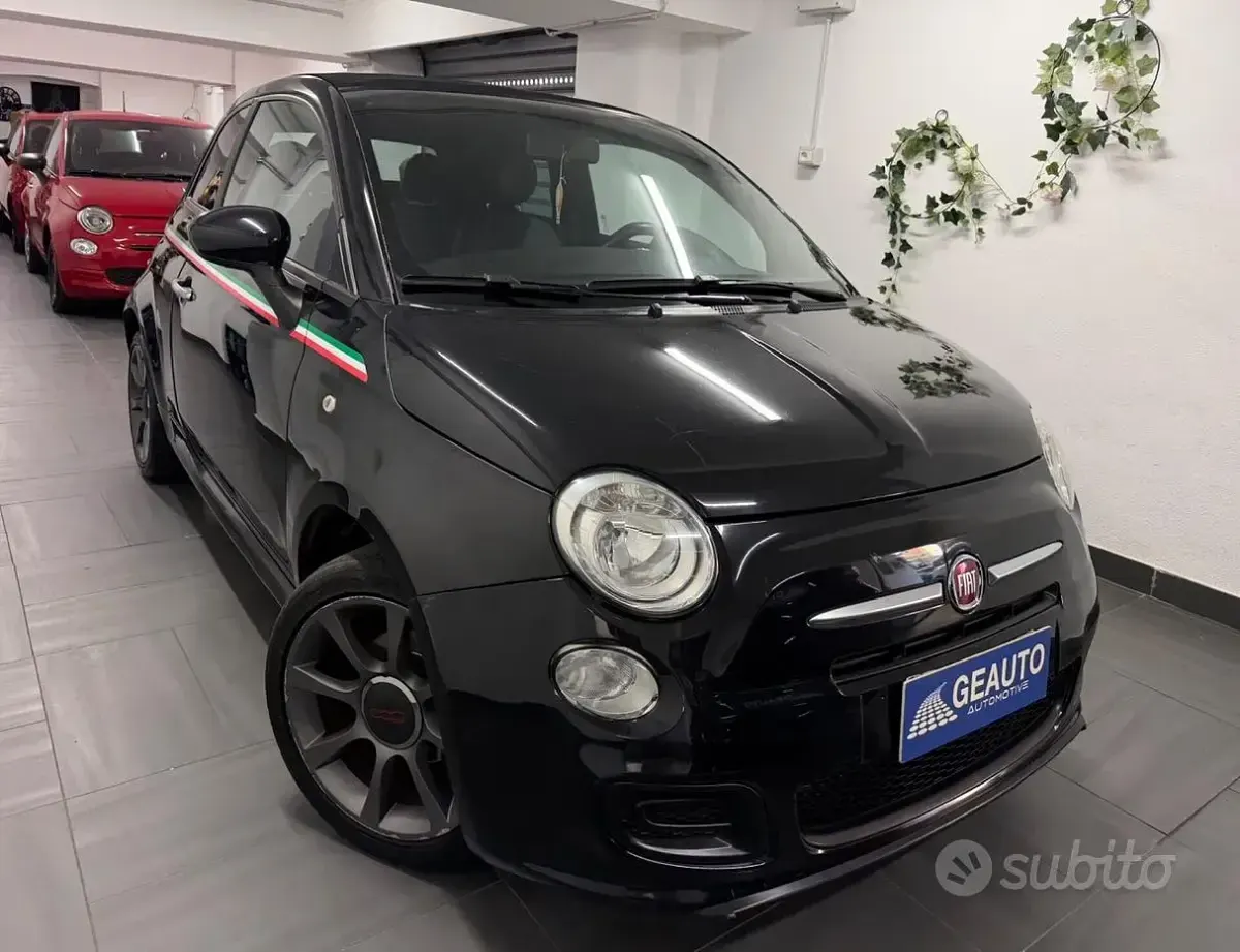 Usata Fiat 500C Sport 85 CV (62 kW) 2015 Nero Cabrio