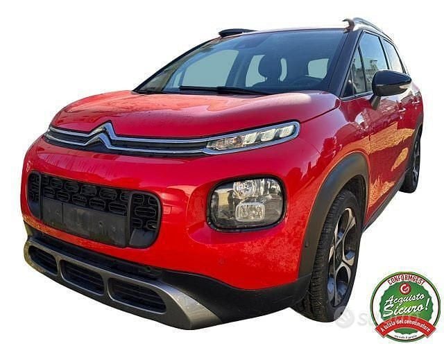 Rosso Usata 2018 Citroën C3 Aircross PureTech SUV | 10.950 € (Buon prezzo) - Immagine 1/4