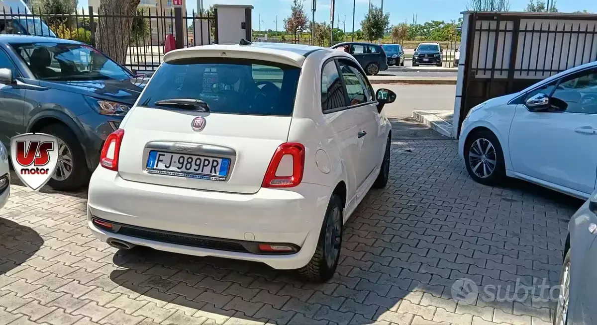 Usata Fiat 500 S 69 CV (50 kW) 2017 Bianco Berlina