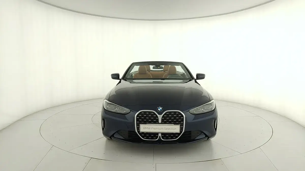 Usata BMW 420 Sport Line 190 CV (139 kW) 2022 Blu Cabrio