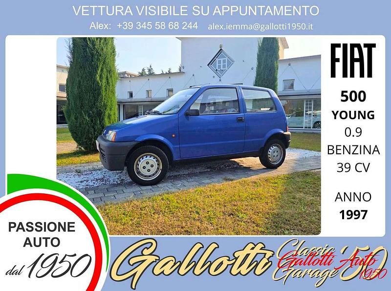 Blu/azzurro Usata 1997 Fiat Cinquecento Young Due volumi | 3990 € (Molto cara) - Immagine 1/4