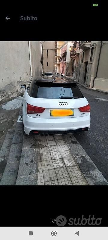 Usata Audi A1 185 CV (136 kW) 2011 Bianco Utilitaria