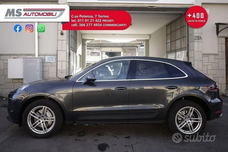 Usata Porsche Macan 250 CV (183 kW) 2016 Grigio scuro SUV