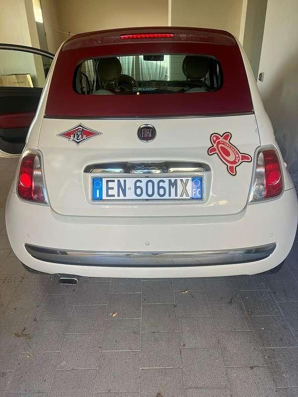 Usata Fiat 500C Lounge 69 CV (50 kW) 2013 Bianco Cabrio