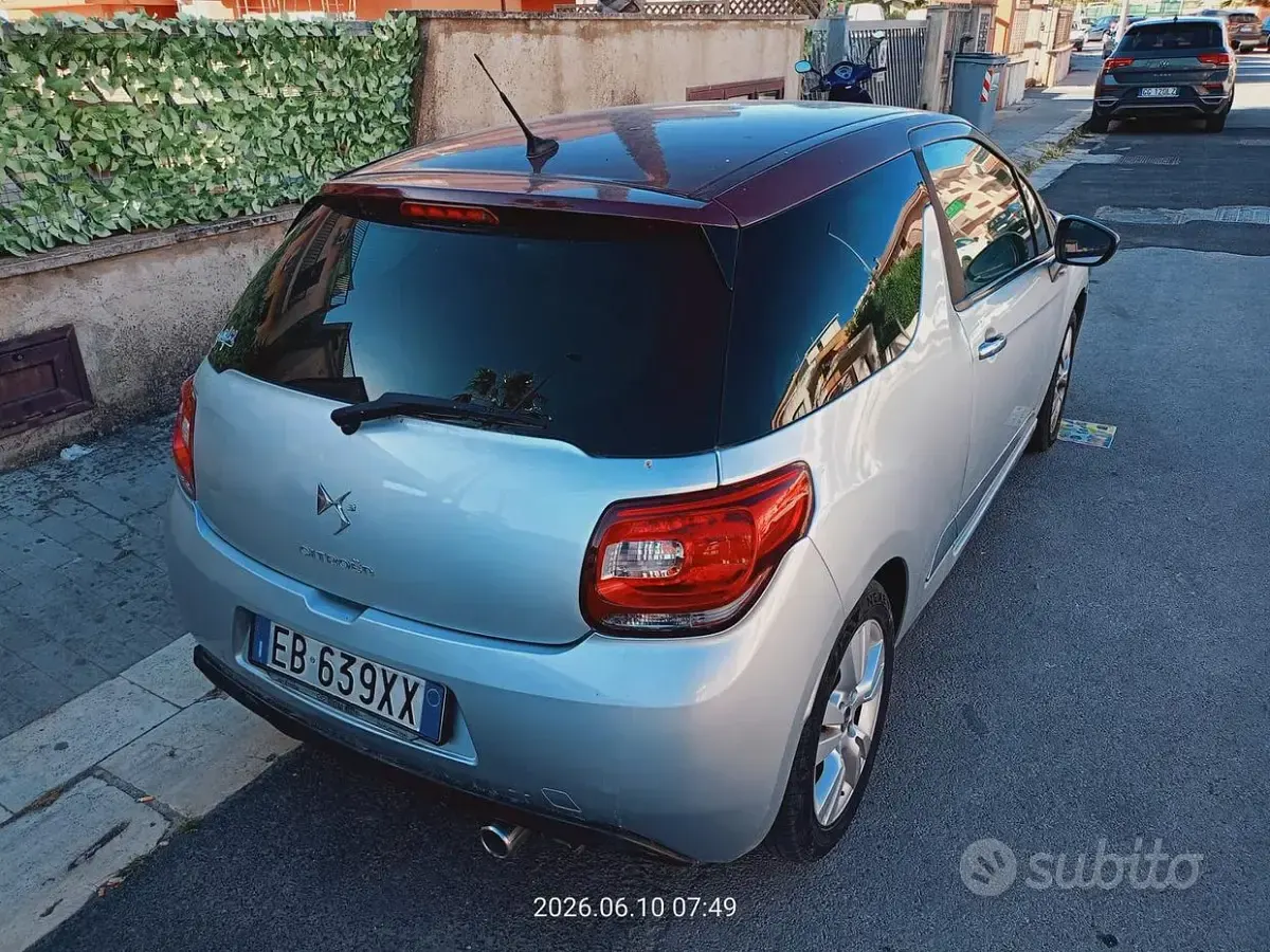 Usata Citroën DS3 92 CV (67 kW) 2010 Grigio Utilitaria