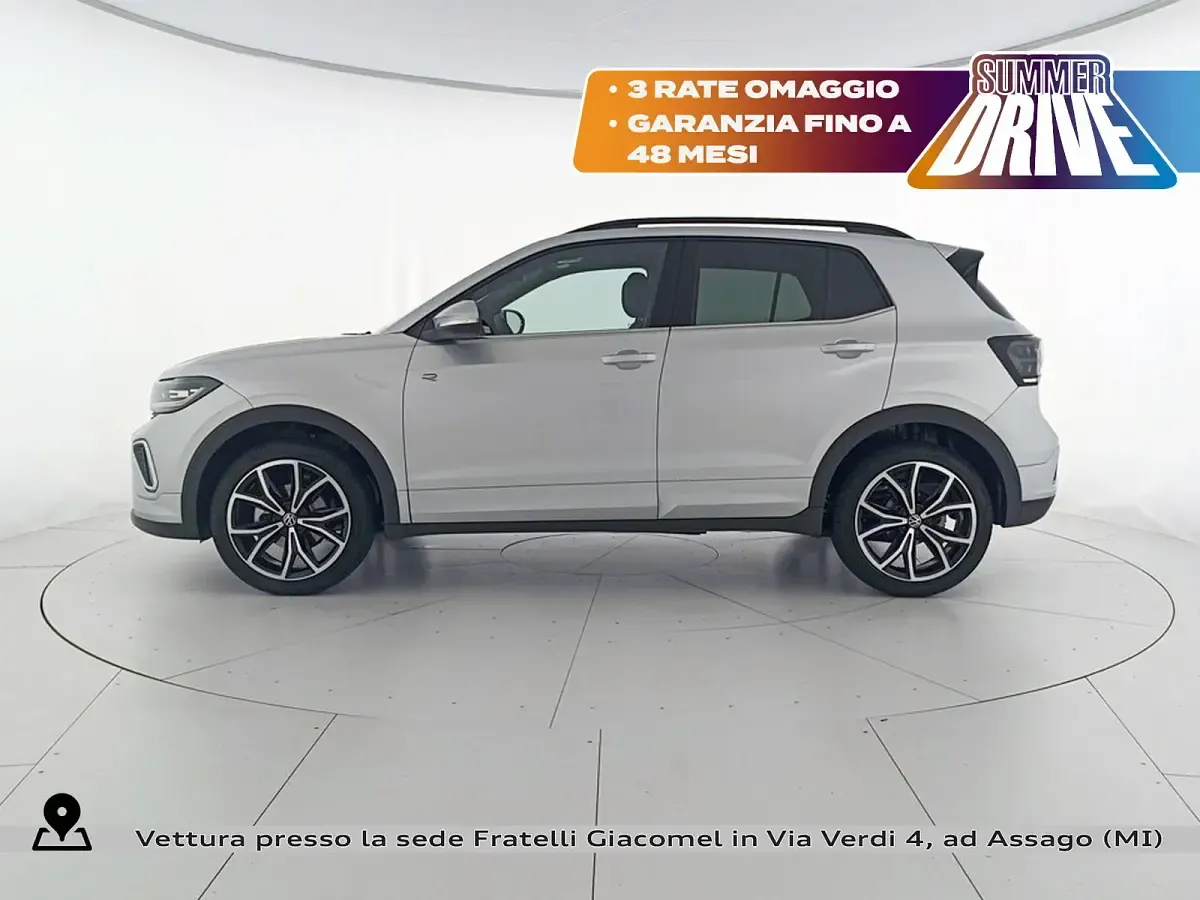 Nuova VW T-Cross R-line Plus 116 CV (85 kW) 2026 Reflex silver metallizzato SUV