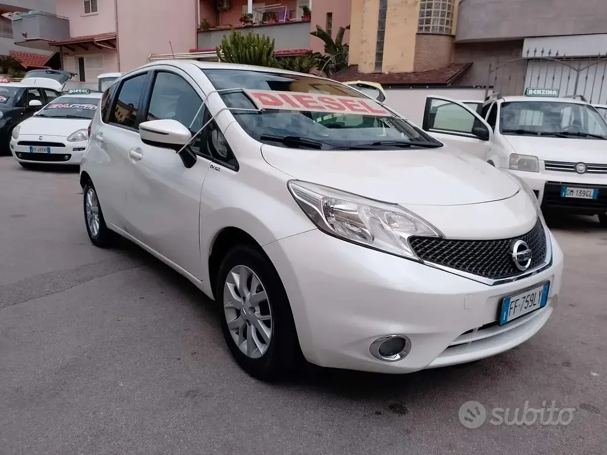 Usata Nissan Note 90 CV (66 kW) 2017 Bianco Utilitaria