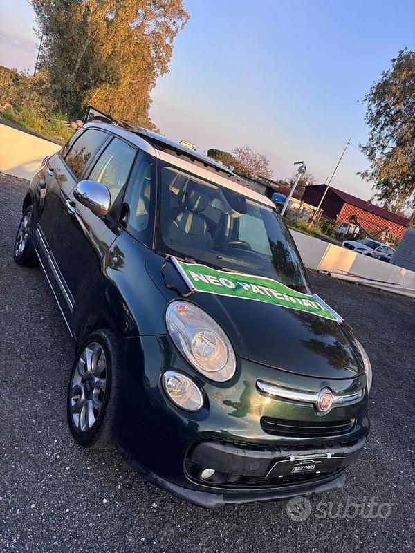 Usata Fiat 500L 85 CV (62 kW) 2013 Verde Monovolume