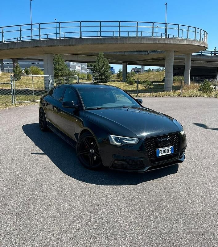 Usata Audi A5 S-Line 190 CV (139 kW) 2014 Nero Coupé