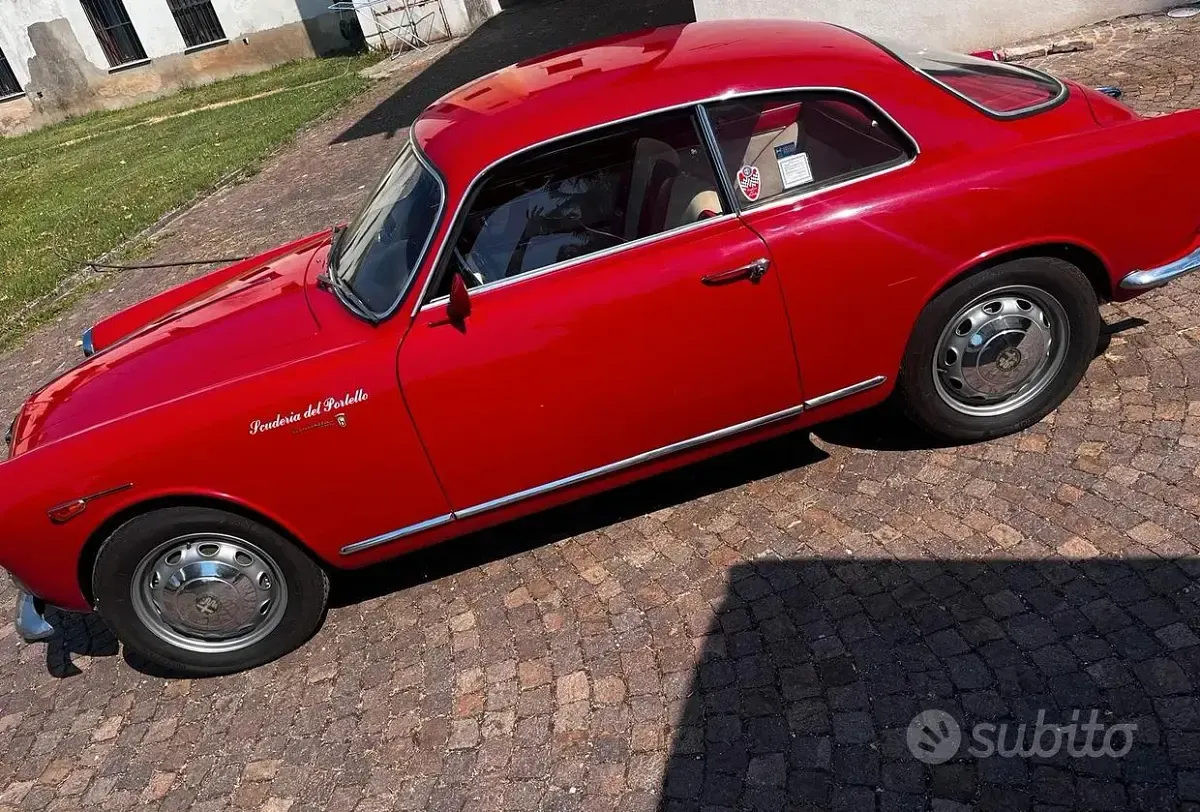 Usata Alfa Romeo Giulietta Sprint 1960 Rosso