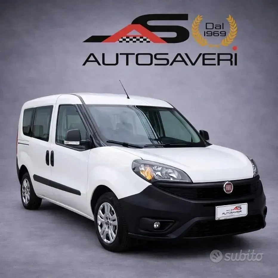 Usata Fiat Doblò 95 CV (69 kW) 2018 Bianco Monovolume