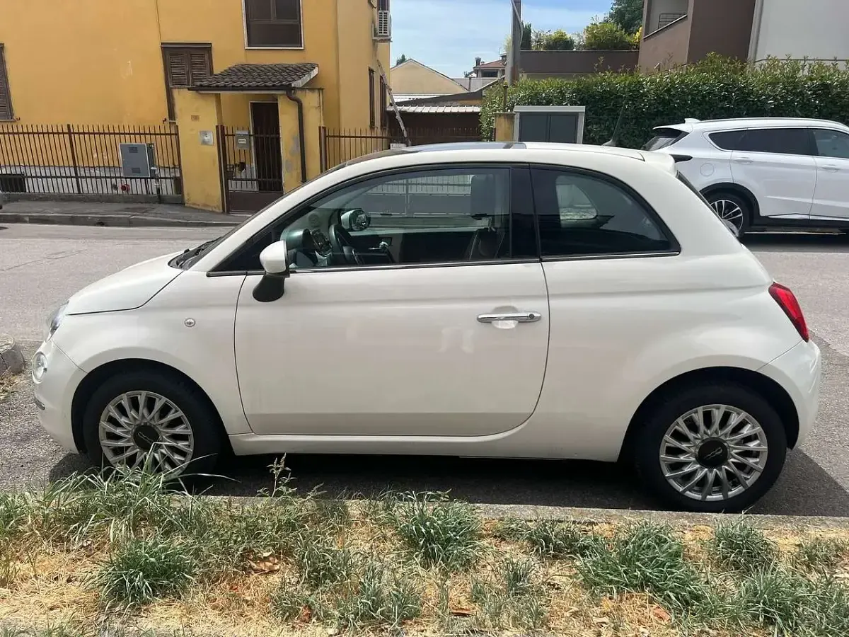 Usata Fiat 500 Lounge 69 CV (50 kW) 2016 Bianco Utilitaria