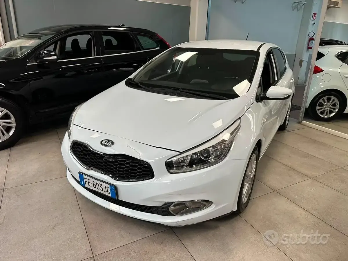 Usata Kia Ceed Active 110 CV (80 kW) 2016 Bianco Utilitaria