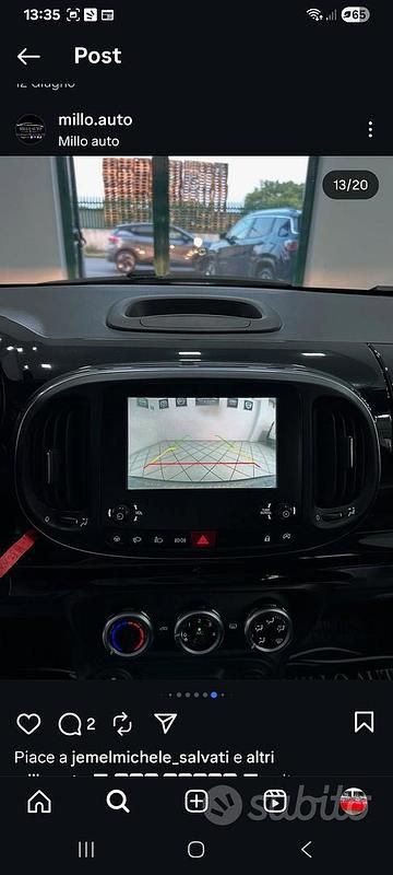 Usata Fiat 500L Cross 2019 Nero Monovolume