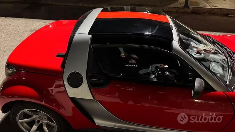 Usata Smart Roadster 82 CV (60 kW) 2003 Rosso Cabrio