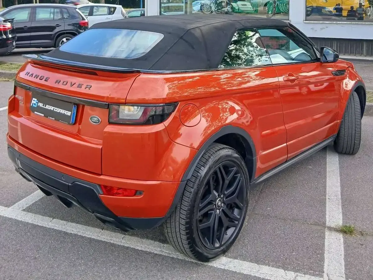 Usata Land Rover Range Rover evoque HSE Dynamic 179 CV (131 kW) 2017 Arancione Cabrio