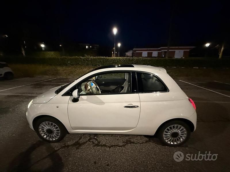 Usata Fiat 500 69 CV (50 kW) 2008 Bianco Berlina