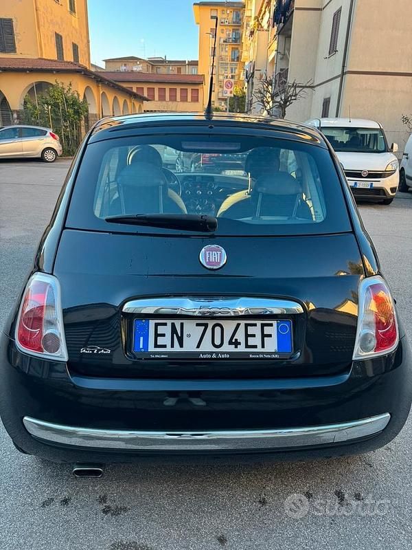 Usata Fiat 500 69 CV (50 kW) 2012 Nero Utilitaria