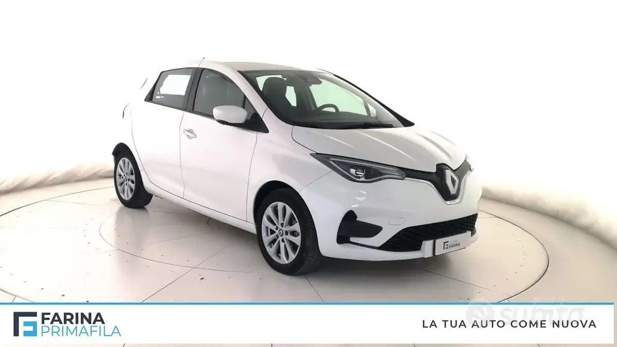 Usata Renault Zoe Zen 50 kW (69 CV) 2020 Bianco Utilitaria