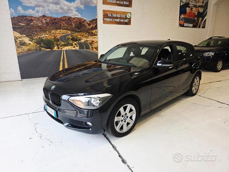 Usata BMW 114 95 CV (69 kW) 2014 Nero Utilitaria