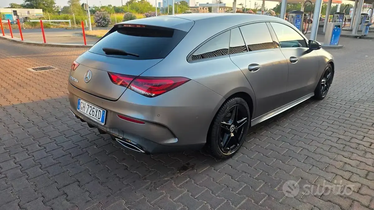 Usata Mercedes CLA200 Premium 150 CV (110 kW) 2019 Grigio Coupé
