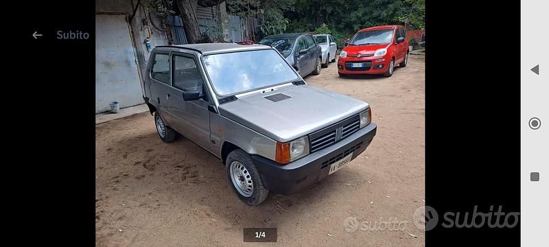 Usata Fiat Panda 1992 Grigio Utilitaria