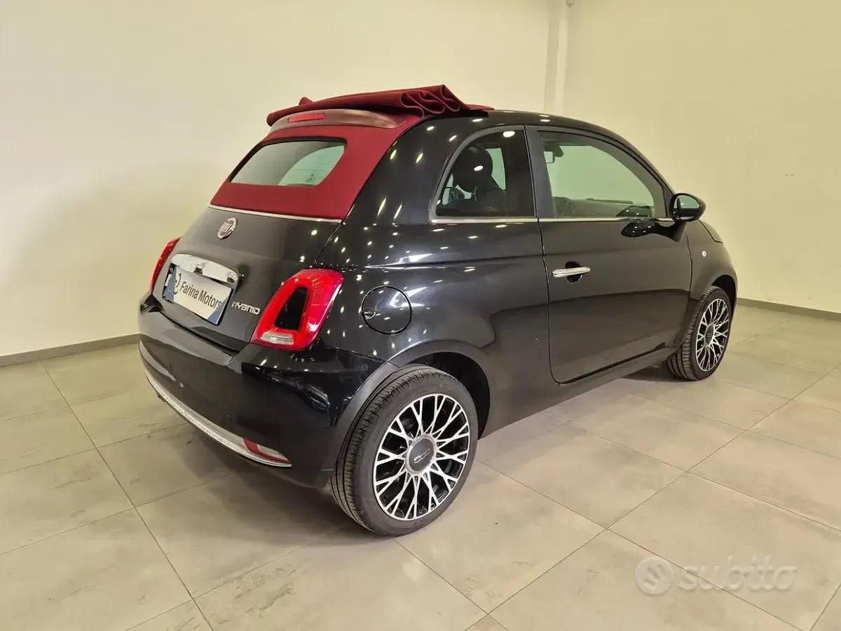 Usata Fiat 500C Dolcevita 69 CV (50 kW) 2023 Nero Cabrio