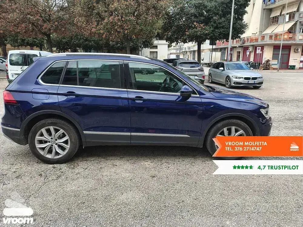 Usata VW Tiguan 150 CV (110 kW) 2017 Blu SUV