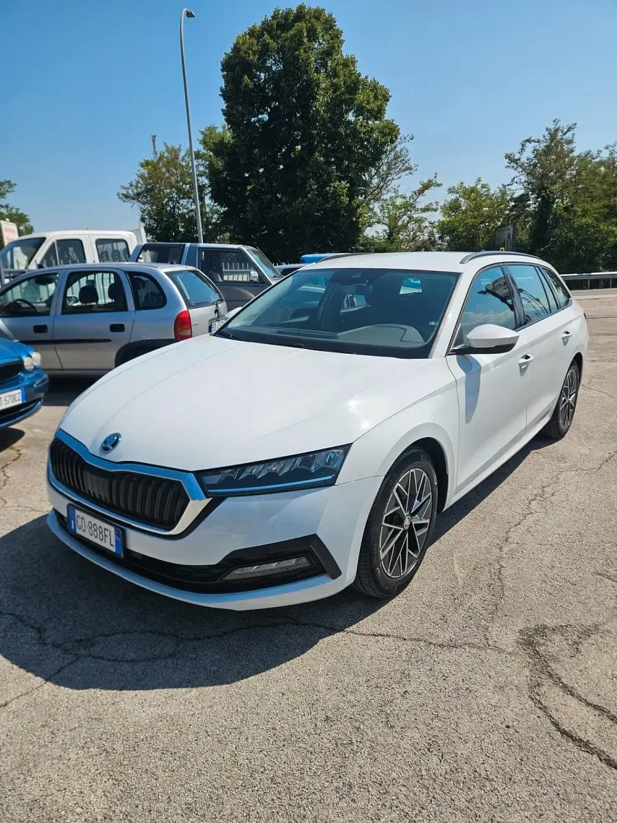 Usata Skoda Octavia Style 110 CV (80 kW) 2020 Bianco Station wagon