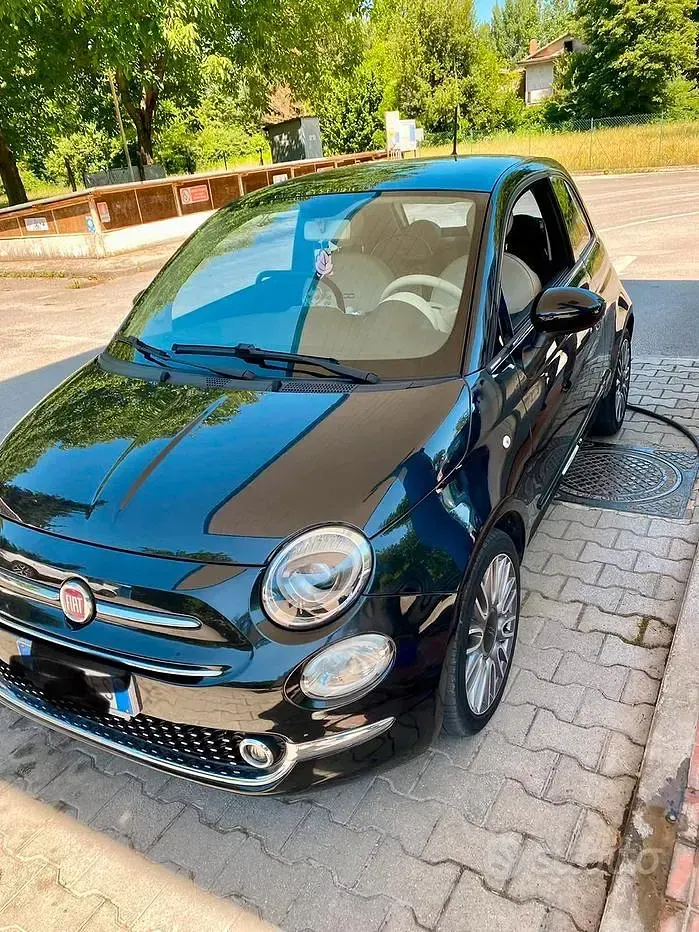 Usata Fiat 500 69 CV (50 kW) 2016 Nero Berlina