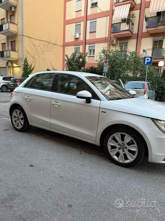 Usata Audi A1 S-Line 105 CV (77 kW) 2012 Bianco Utilitaria
